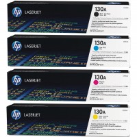 Комплект оригинальных картриджей HP 130A (CF350A,CF351A,CF352A,CF353A) для HP Color LaserJet Pro M176n / M177fw